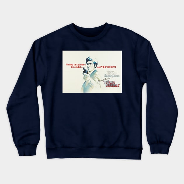 Elliott Gould is Philip Marlowe Crewneck Sweatshirt by Crisco Fruitcake
